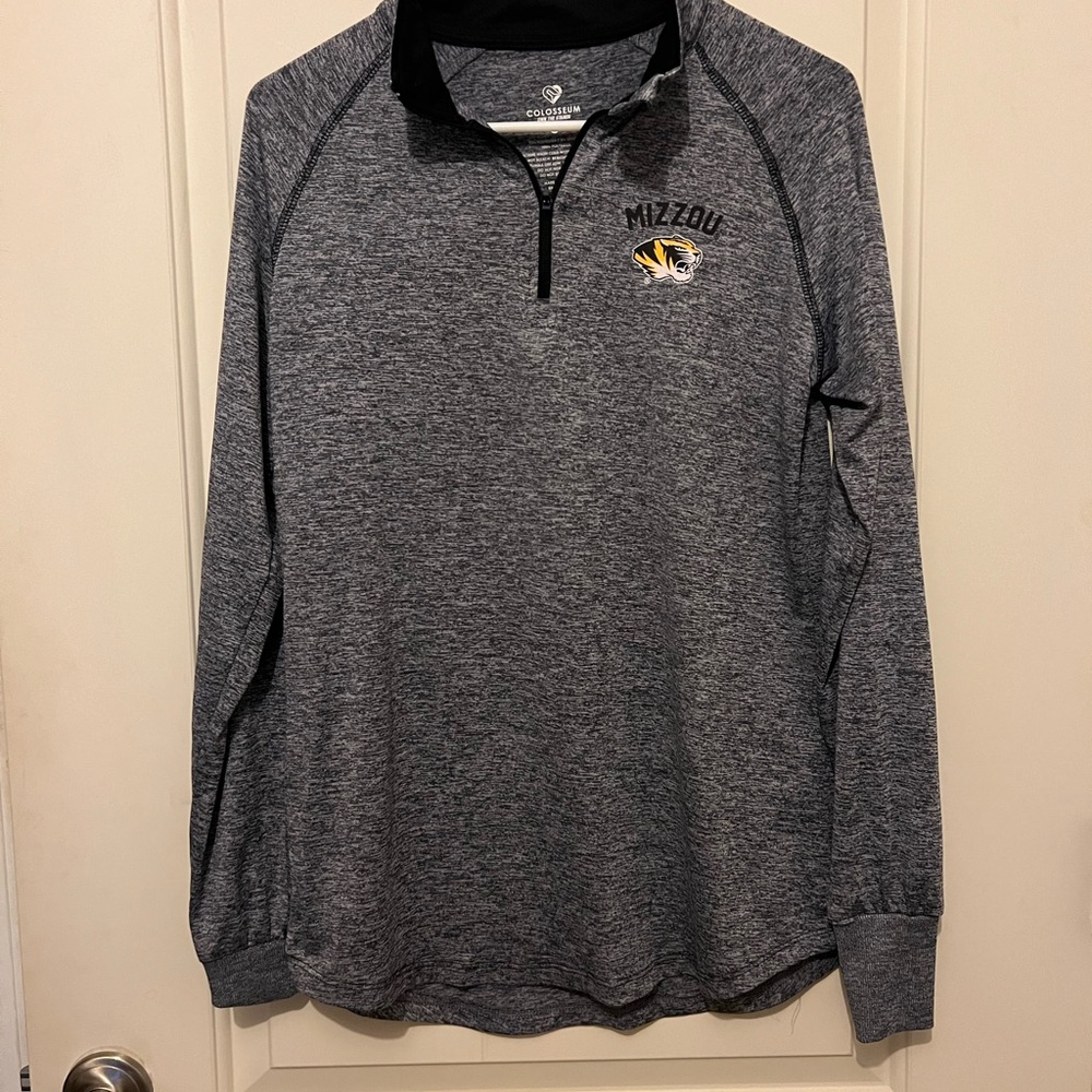 Mizzou Black and Gray Athletic Top